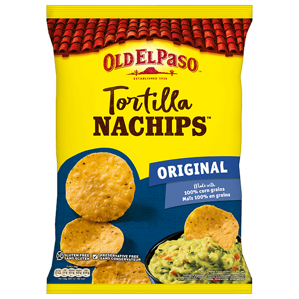 eine Packung Old El Paso Nachips